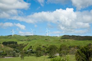 Wind Turbines Manawatu, New Zealand